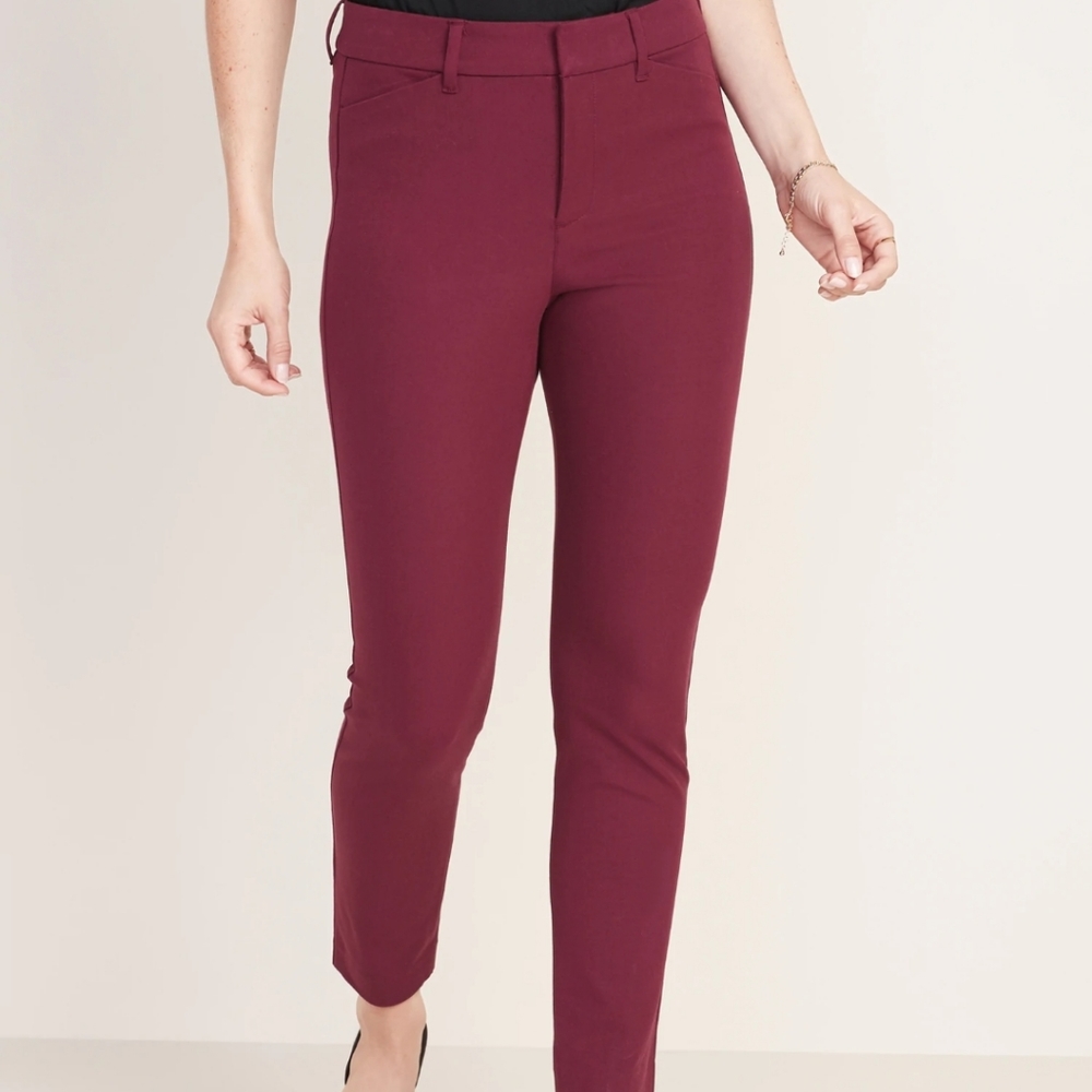 Burgundy Pixie Pants